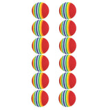 Masters Striped Foam Practice Balls Pack 12