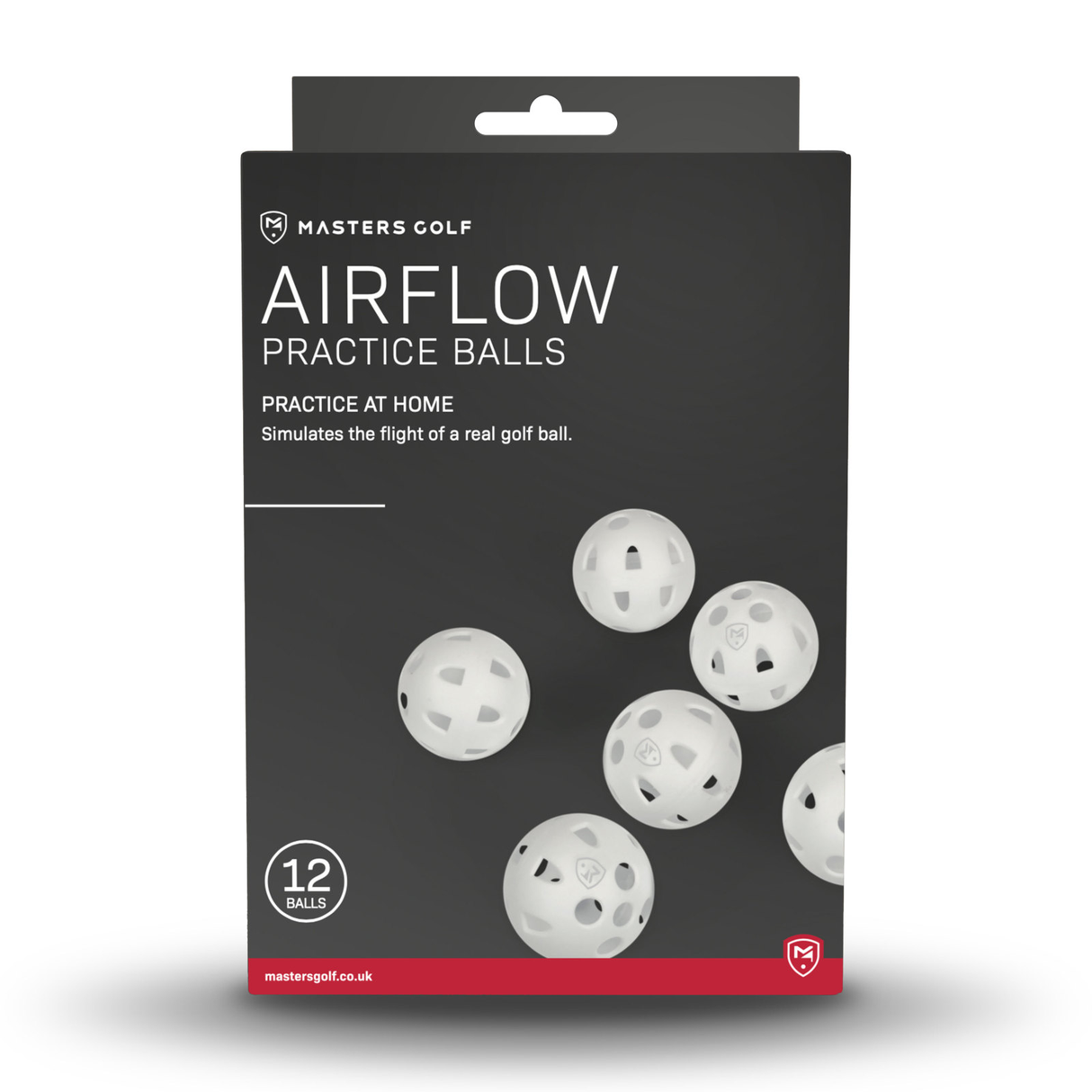 Masters Airflow Practice Balls Pack 12