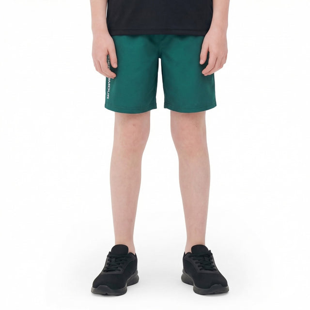 UA Boys Tech Woven Wordmark Short Green