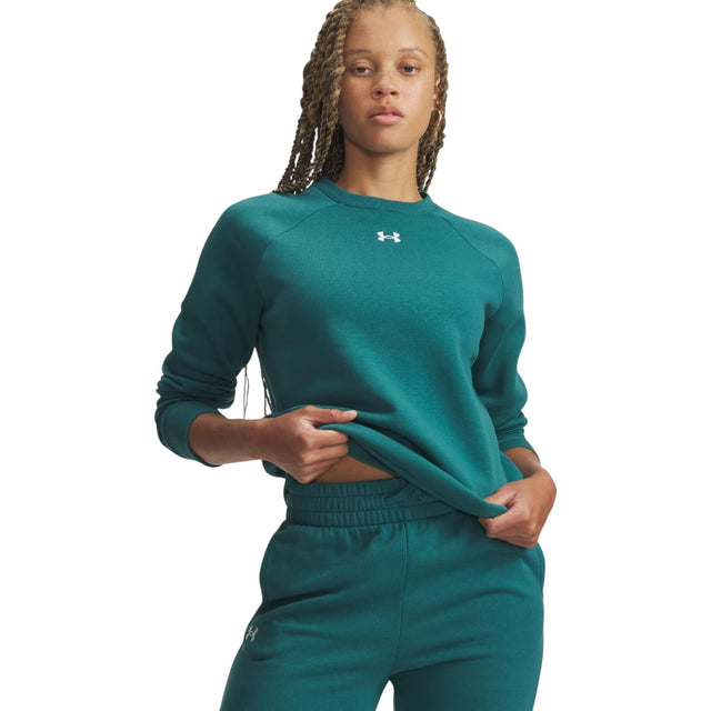 Under Armour Rival Fleece Womens Crew Neck Top