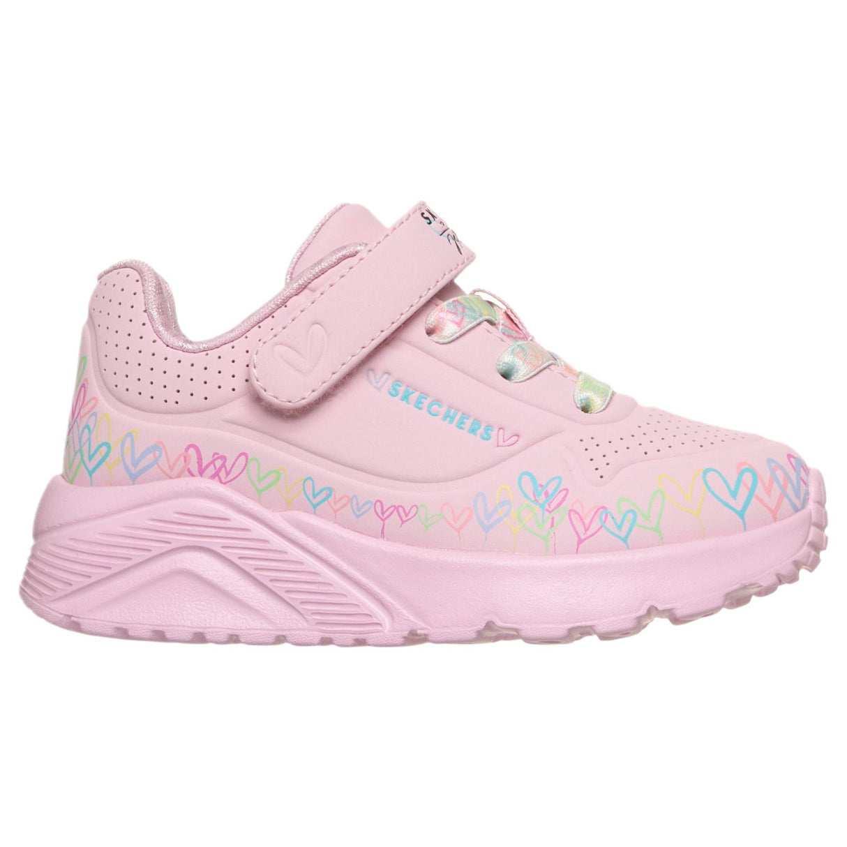Skechers Uno Lite Heart Craze Infant Girls Shoes
