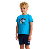 TNF Boys BOX NSE PLAY REG Short Set Blue