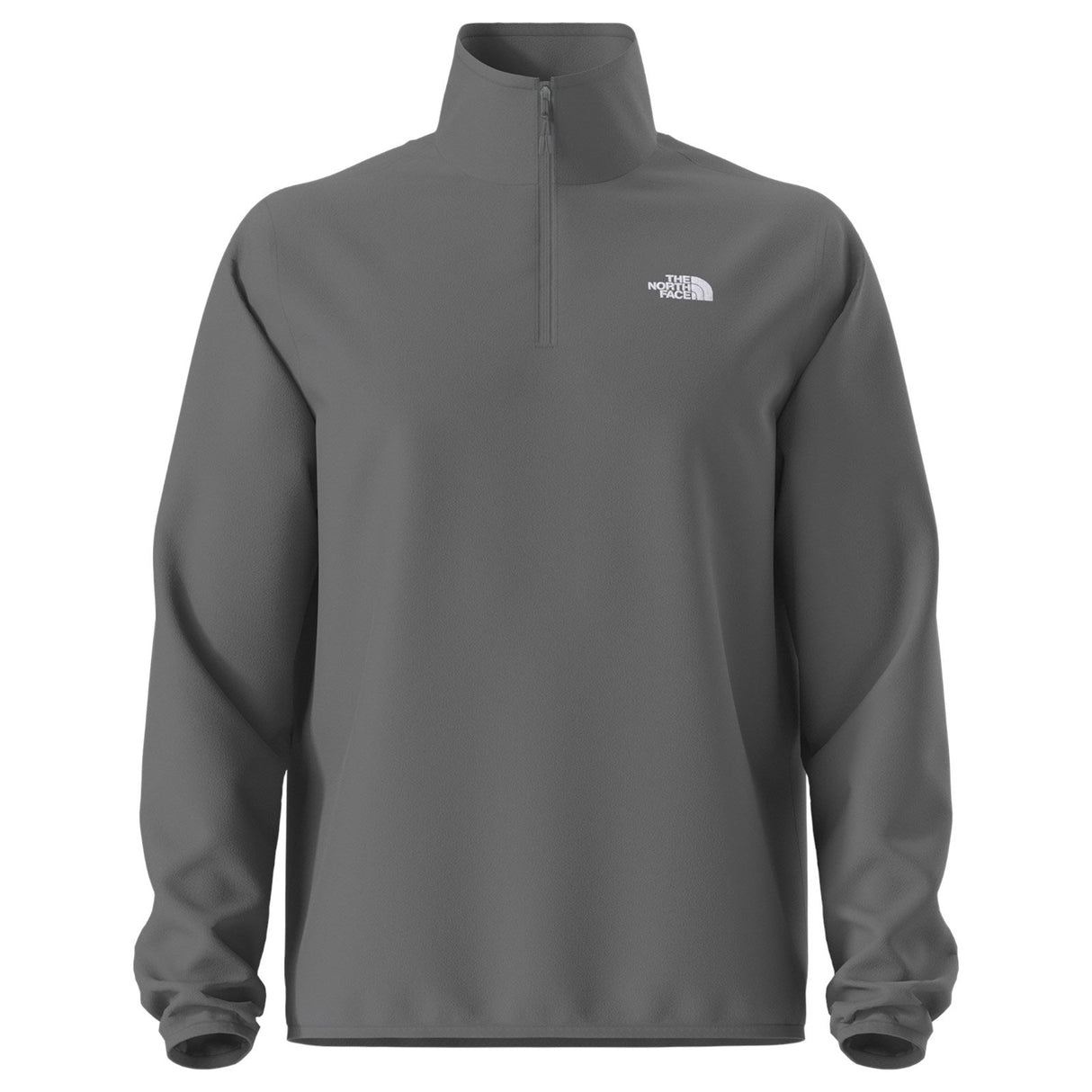 TNF Mens GLACIER Fleece QZ Jacket Grey