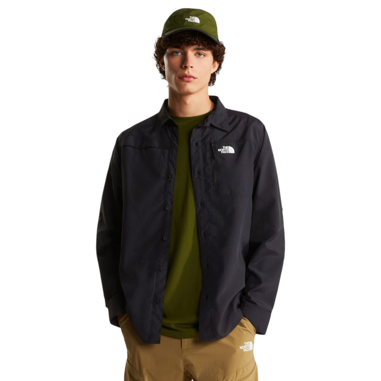 TNF Mens SEQUOIA LS Shirt Black