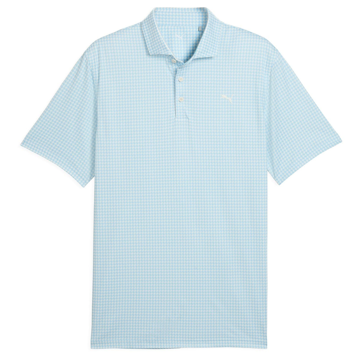Puma Cloudspun Mono Check Polo LC White