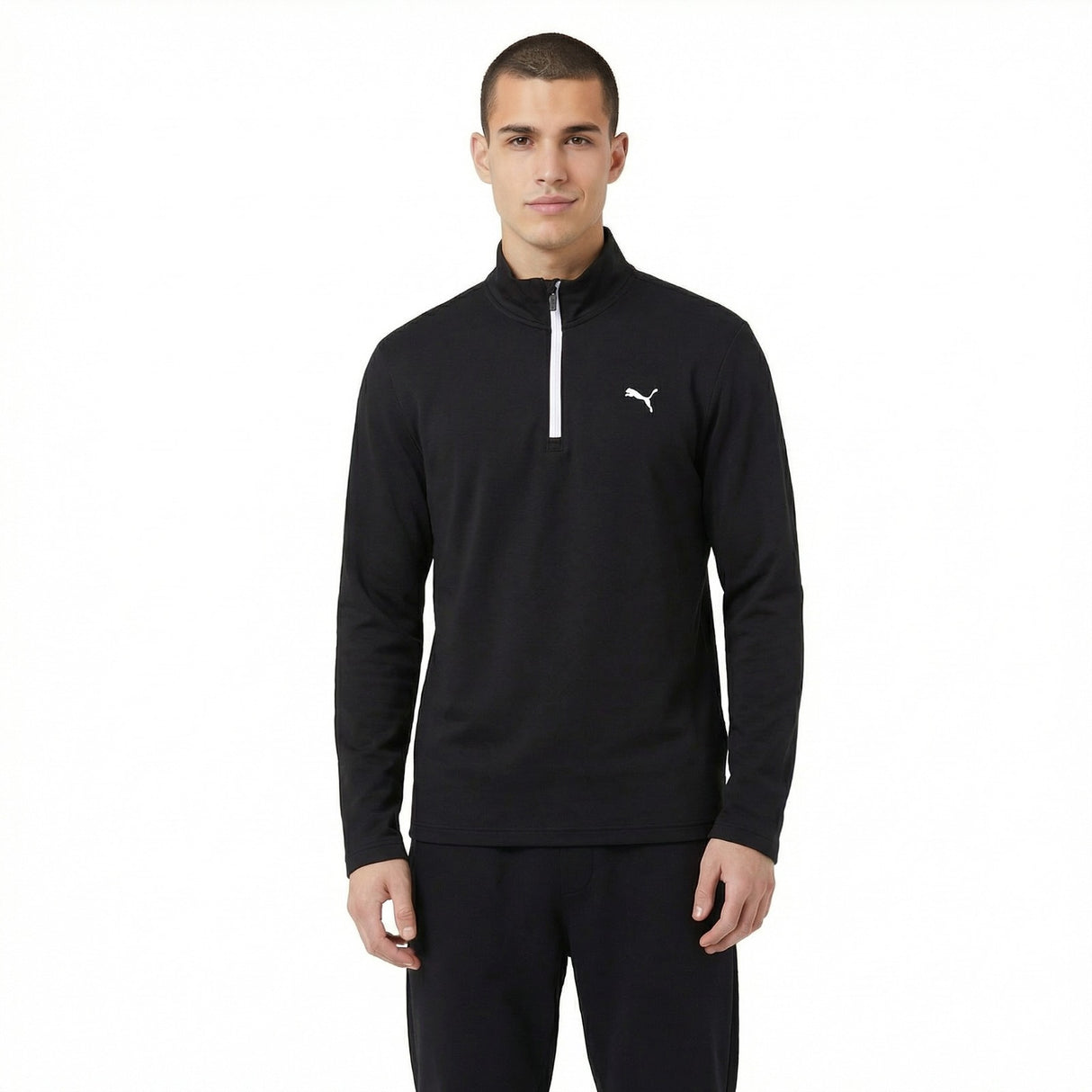 Puma Pure 3.0 Mens Regular-Fit Half-Zip Golf Jacket