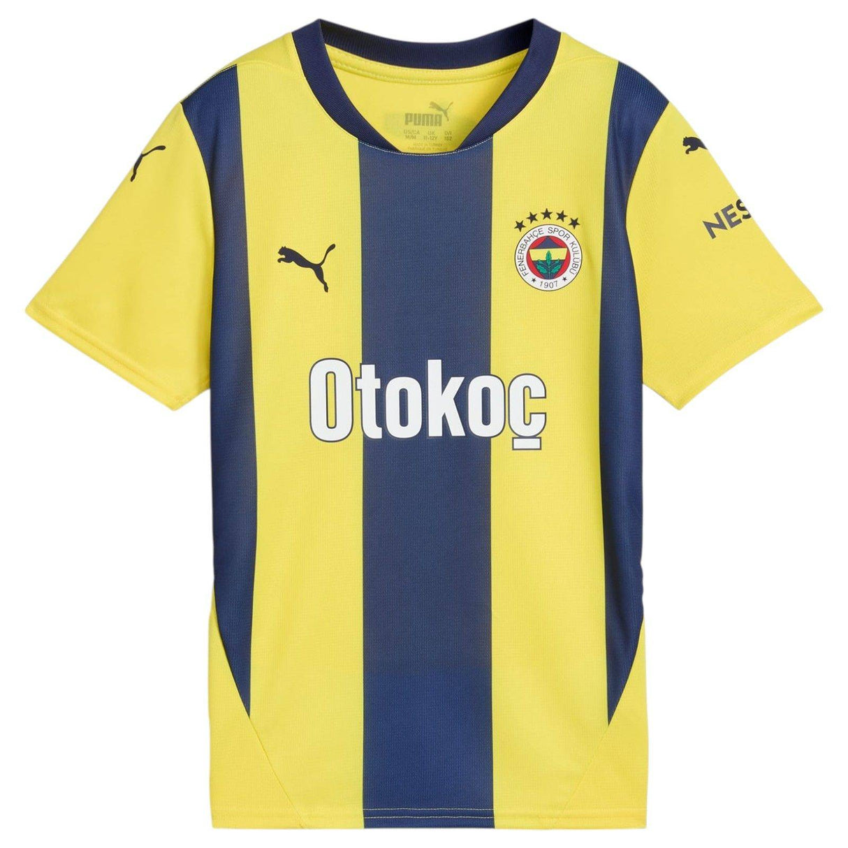Puma Fenerbah+ºe Home Kids Jersey Yellow