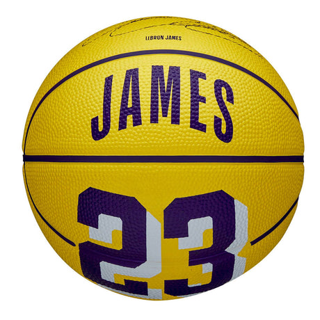 WILSON NBA ICON MINI LEBRON Yellow