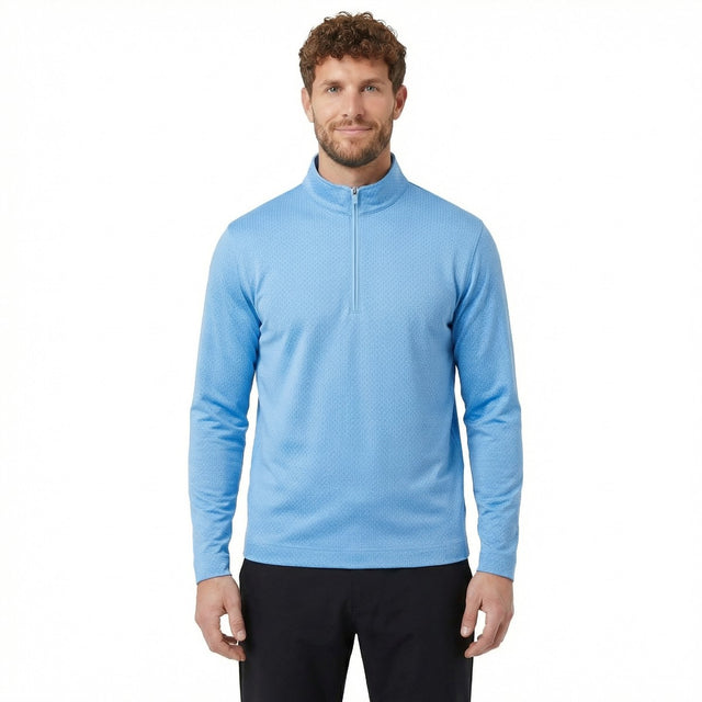 FootJoy Nautical Flag Tonal Golf Mens Half-Zip Top