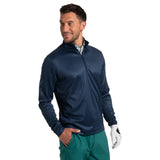 FootJoy Nautical Flag Tonal Golf Mens Half-Zip Top