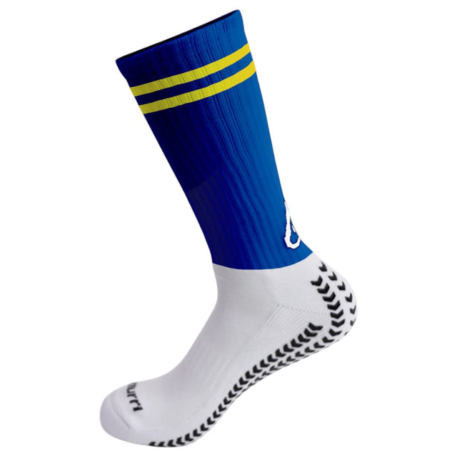 Azzurri Kids Grip Tec Socks Royal/Amber