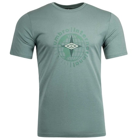 Umbro Globe Mens Short Sleeved Graphic Training T-Shirt