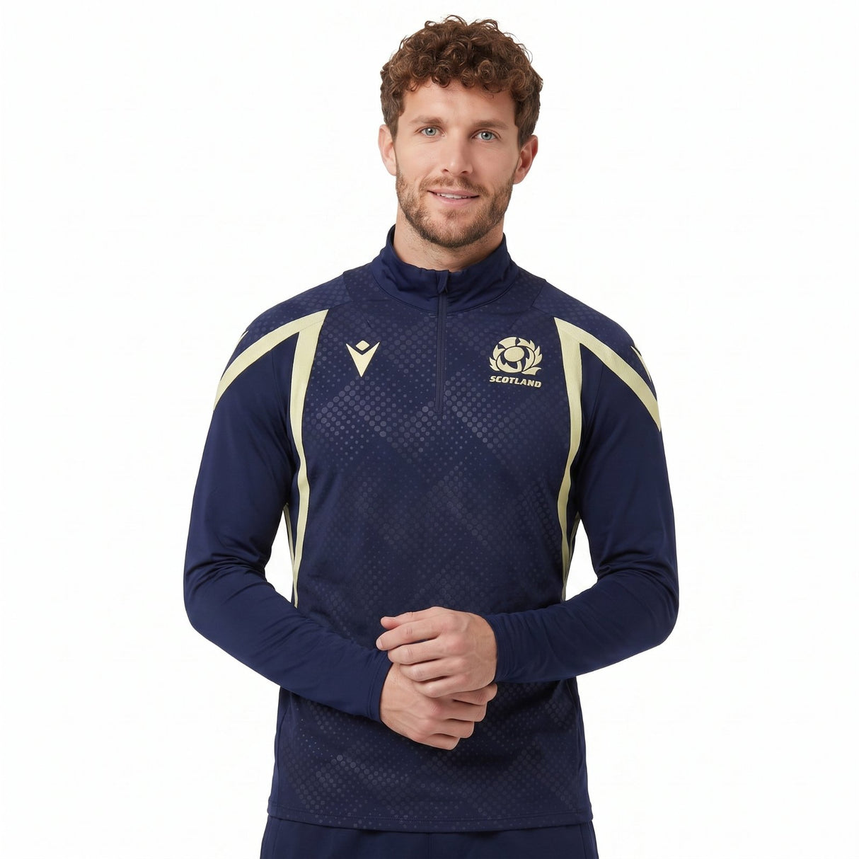 Macron Scotland Rugby 2026/27 Mens Half-Zip Training Top