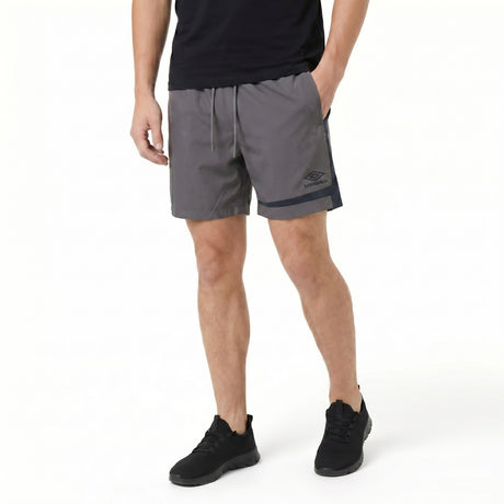 Umbro Woven Football Lightweight Mens Shorts - Grey