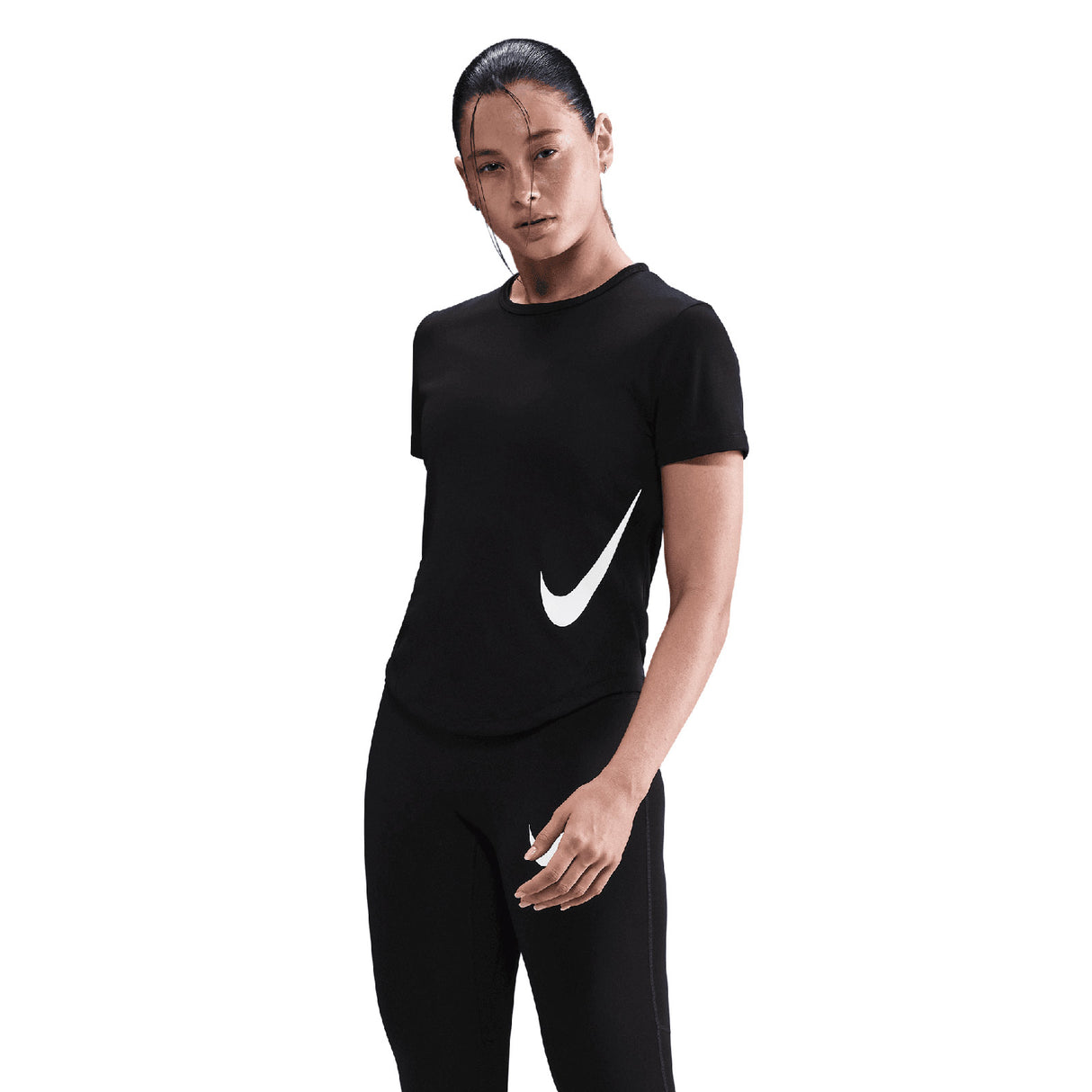Nike Tempo Swoosh Run Womens Dri-FIT Short-Sleeve Running Top