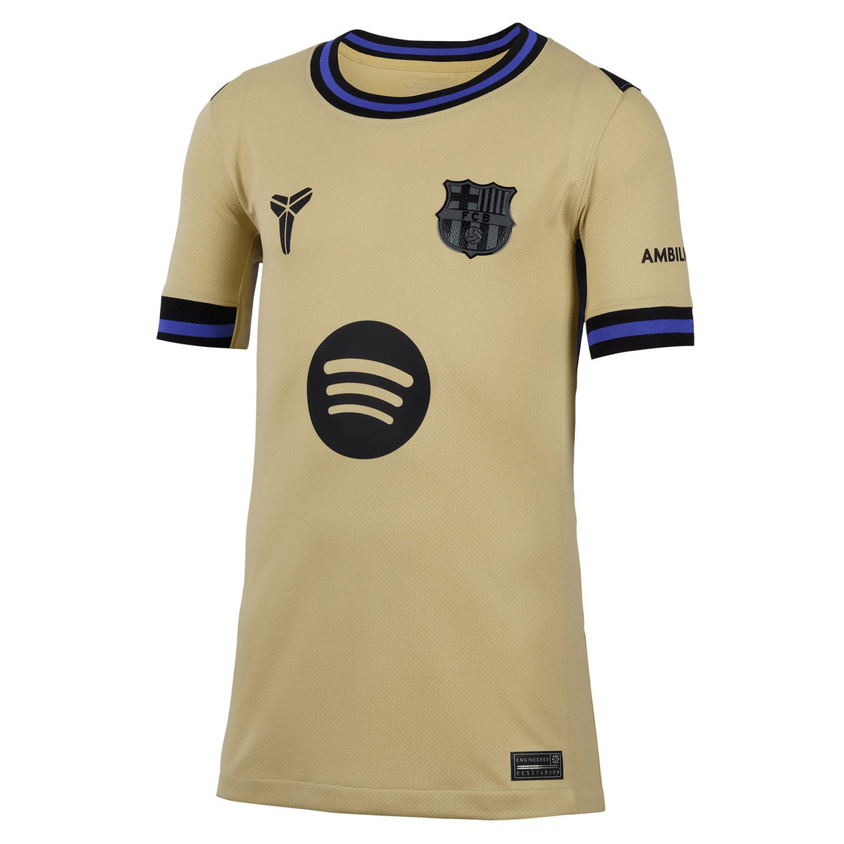 Nike FC Barcelona 2025/26 Stadium Away Kids Kobe Dri-FIT Soccer Replica Jersey