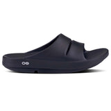 OOFOS OOahh Womens Black Slide Sandals