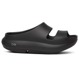 OOFOS OOyea Womens Black Slide Sandals