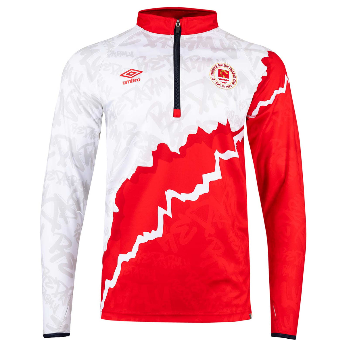 Umbro St Patricks Football 2026 Half-Zip Warm Up Top