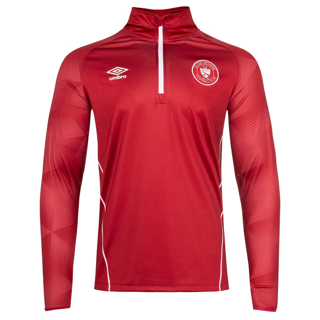 Umbro Sligo Rovers Football 2026 Adults Warm Up Half-Zip Top