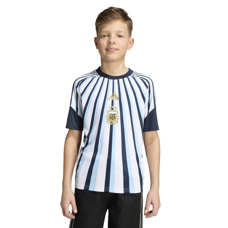 adidas Argentina Football WC 2026 Kids Home Pre-Match Jersey