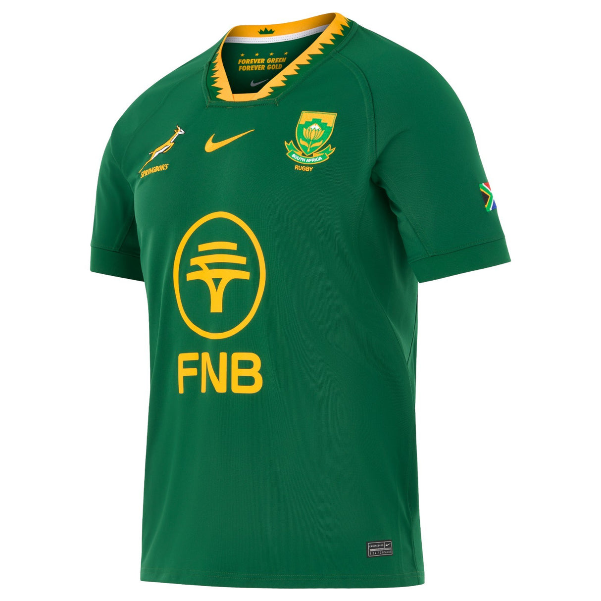 Nike Springboks Mens Stadium Short-Sleeve Home Jersey