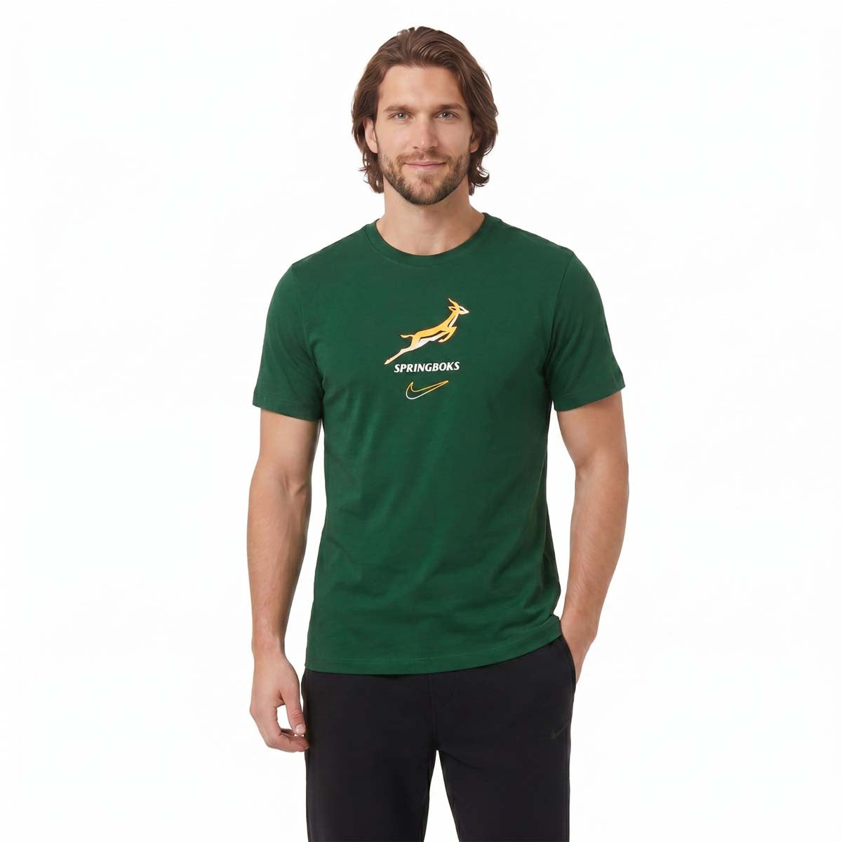 Nike Springboks Rugby Mens Short-Sleeve Logo T-Shirt