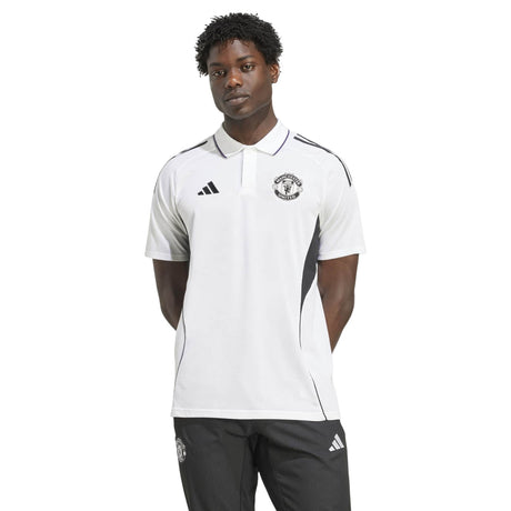 adidas Manchester United Football Tiro 2025/26 Adults Polo Shirt