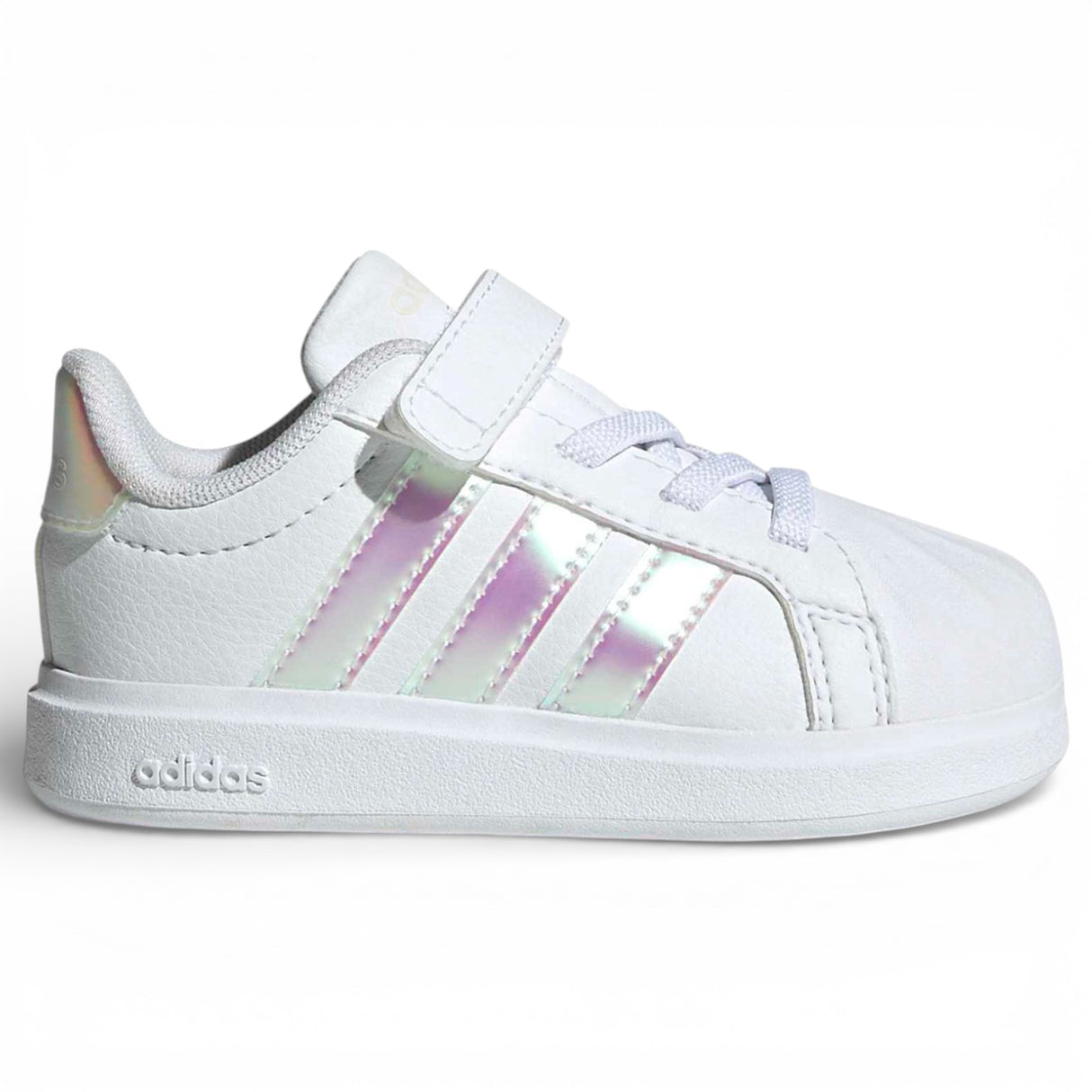 adidas Street Talk Wide-Fit Hook-Loop-Strap Kids Shoes