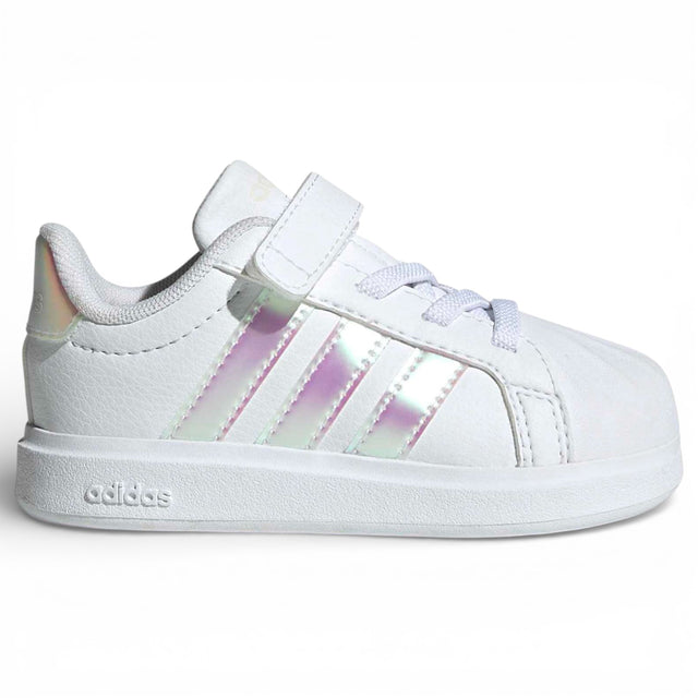 adidas Street Talk Wide-Fit Hook-Loop-Strap Kids Shoes