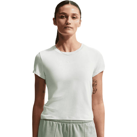 NIKE NSW CHLL KNT MD CROP TOP WMS Green