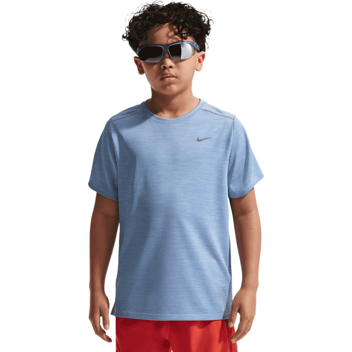 Nike Boys DF MILER SS TOP Blue
