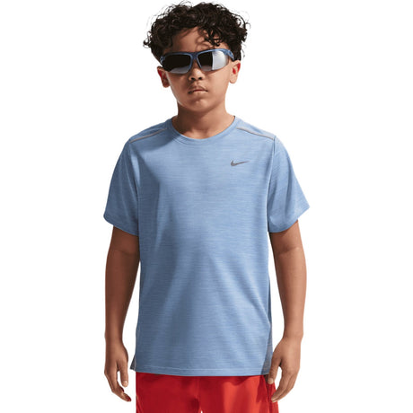 Nike Boys DF MILER SS TOP Blue