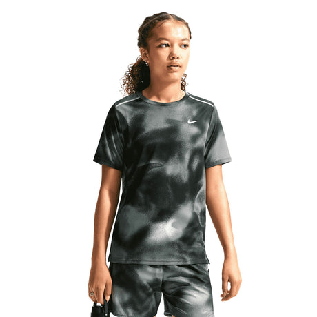 Nike Boys DF MILER SS TOP NOVELTY Black