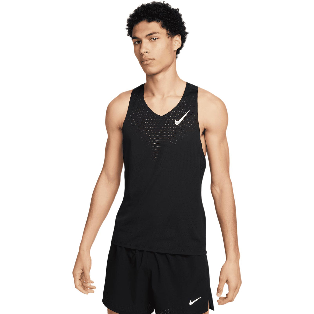Nike Mens DFADV AROSWFT SINGLET Black