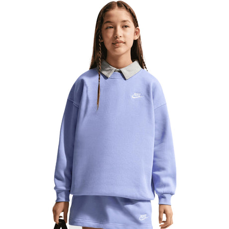 NIKE GIRLS NSW CLUB FLC OVRSZD CREW Purp