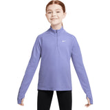 NIKE GIRLS NK DF LS HZ Purple
