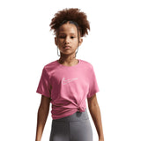 Nike One Fitted Kids Dri-FIT Short-Sleeve Top