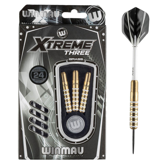 Winmau Xtreme 3 24g Steel Tip Brass Darts