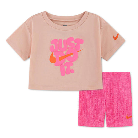 Nike G Inf Bld Play Bike Short Set Pnk