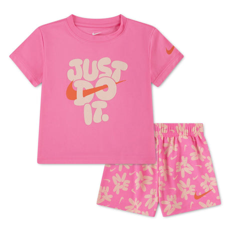 Nike G Jnr Bold Play Mesh Short Set Pink