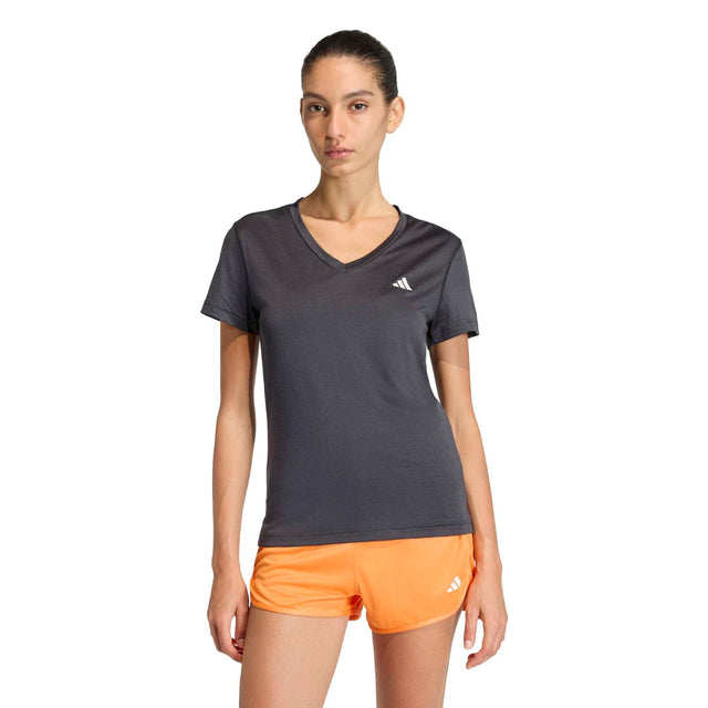adidas Workout Essentials Slim-Fit Womens V-Neck T-Shirt