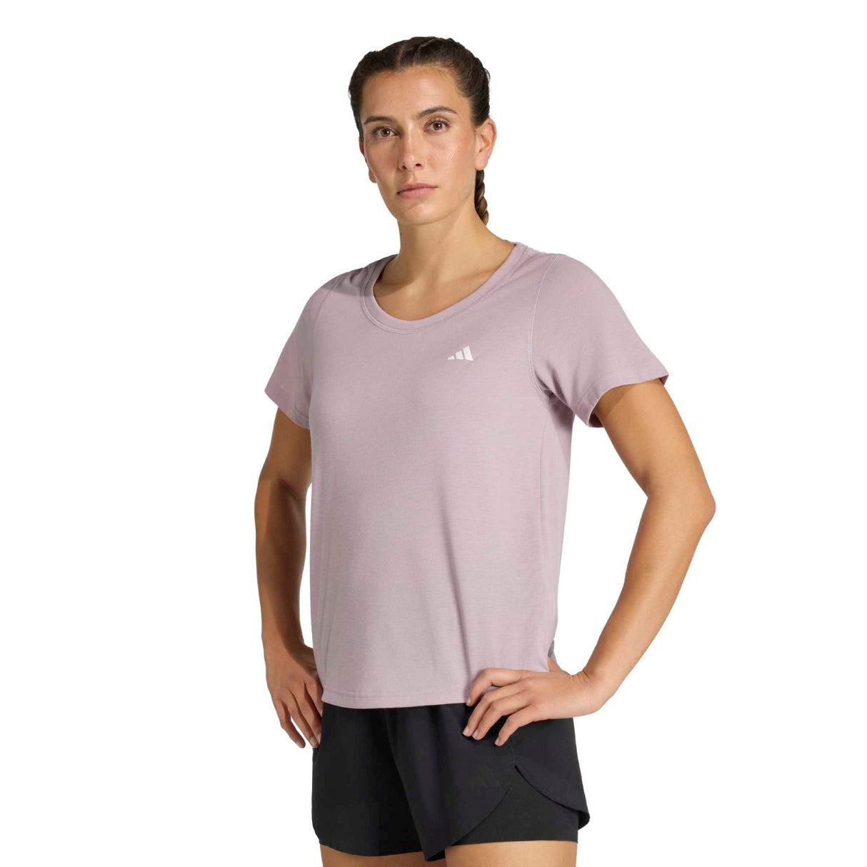 adidas Workout Essentials Womens Scoop Neck T-Shirt