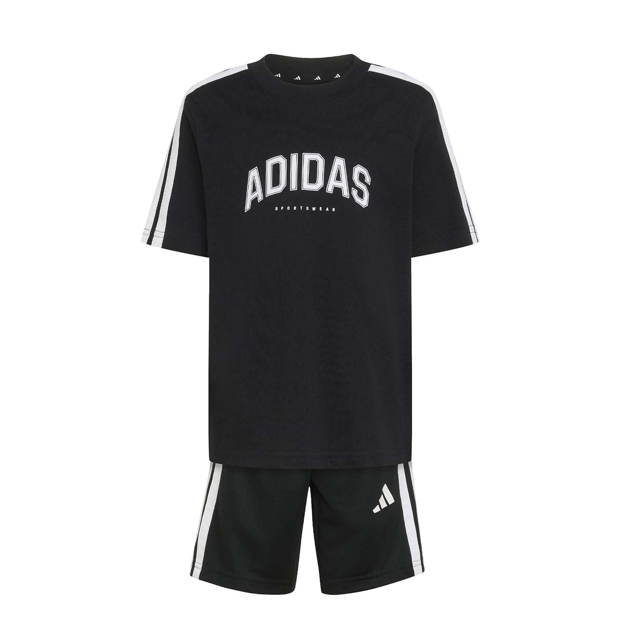 adidas Little Kids Boys Single Jersey Collegiate Set