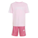 adidas Little Kids Girls Single Jersey Collegiate Set