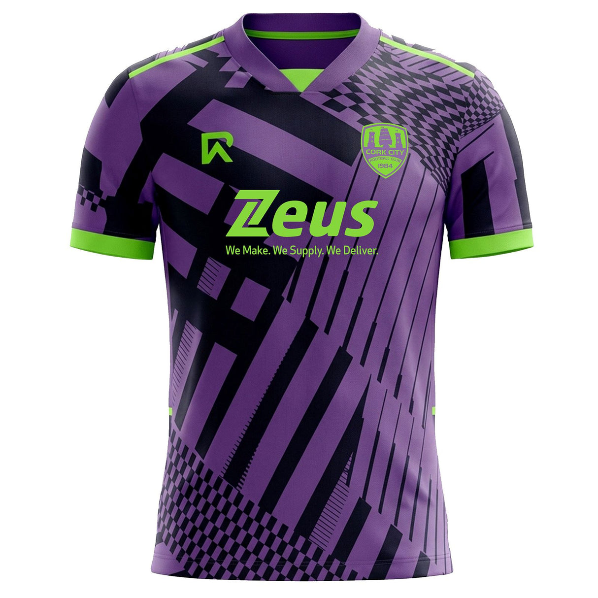 Rebel Army Cork City 26 Away Jersey Purp