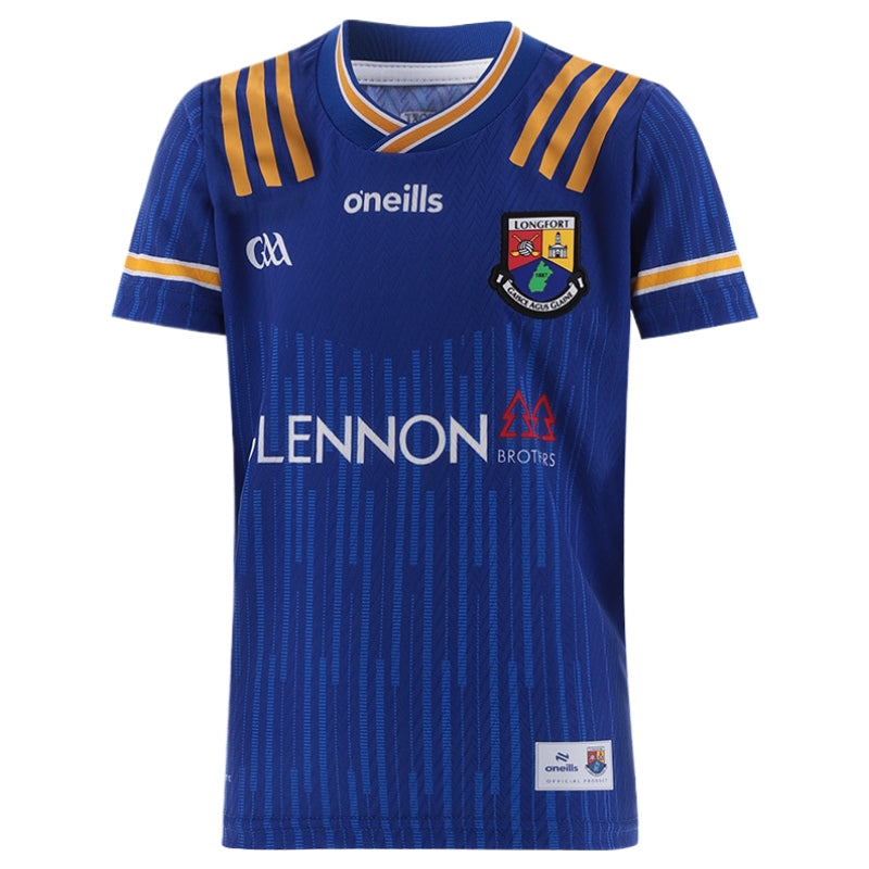 O'Neills Longford 26 Home Kids Jsy Blue