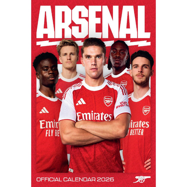 Daricia Arsenal FC 2026 Football Wall Calendar