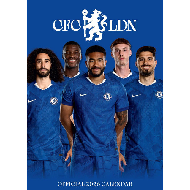 Daricia Chelsea FC 2026 Football Wall Calendar