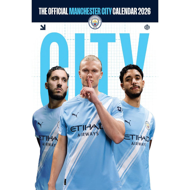 Daricia Manchester City 2026 Football Wall Calendar